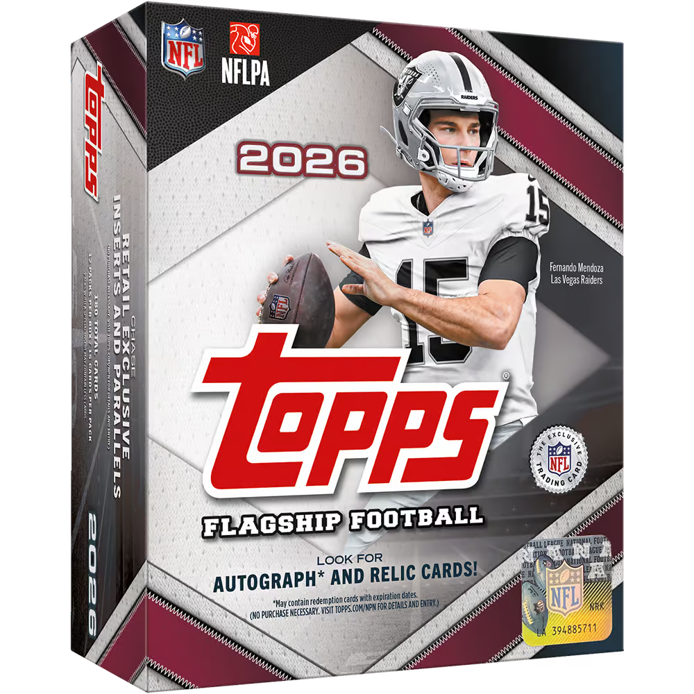 2026 Topps Flagship Football Factory Sealed Mega Box