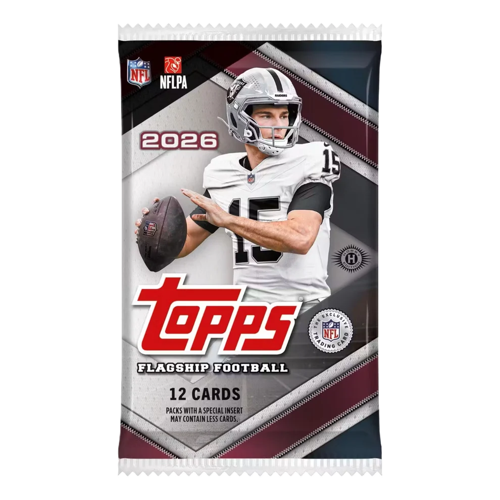 2026 Topps Flagship Football Factory Sealed Hobby Pack