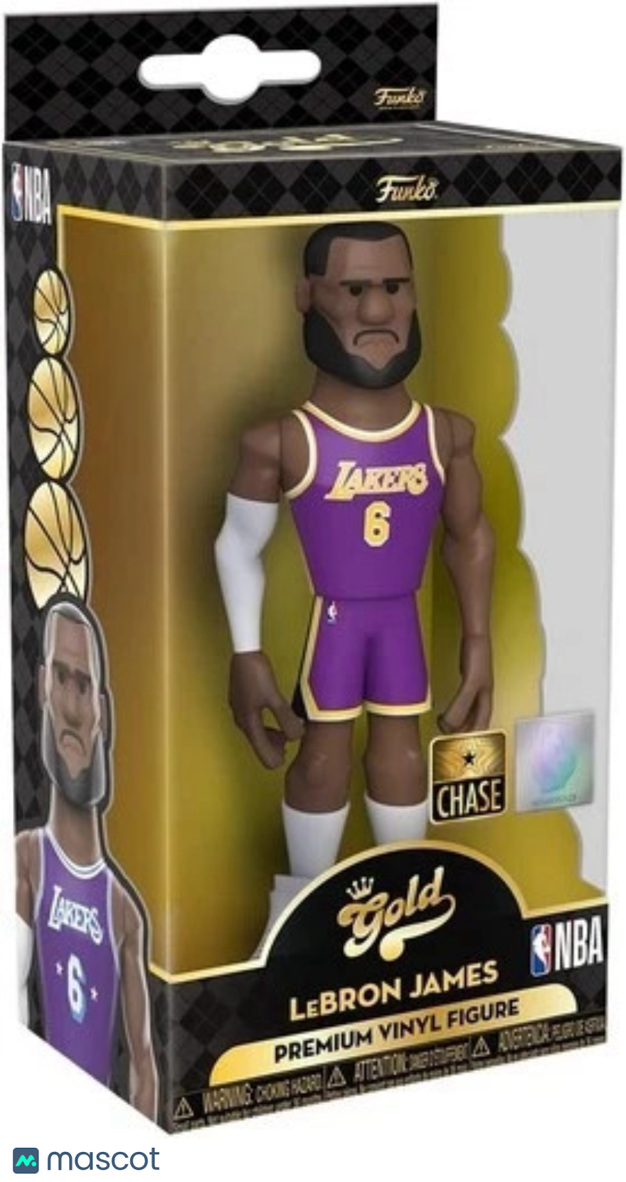 Funko Vinyl Gold 5" LeBron James Los Angeles Lakers Premium Vinyl Figure CHASE