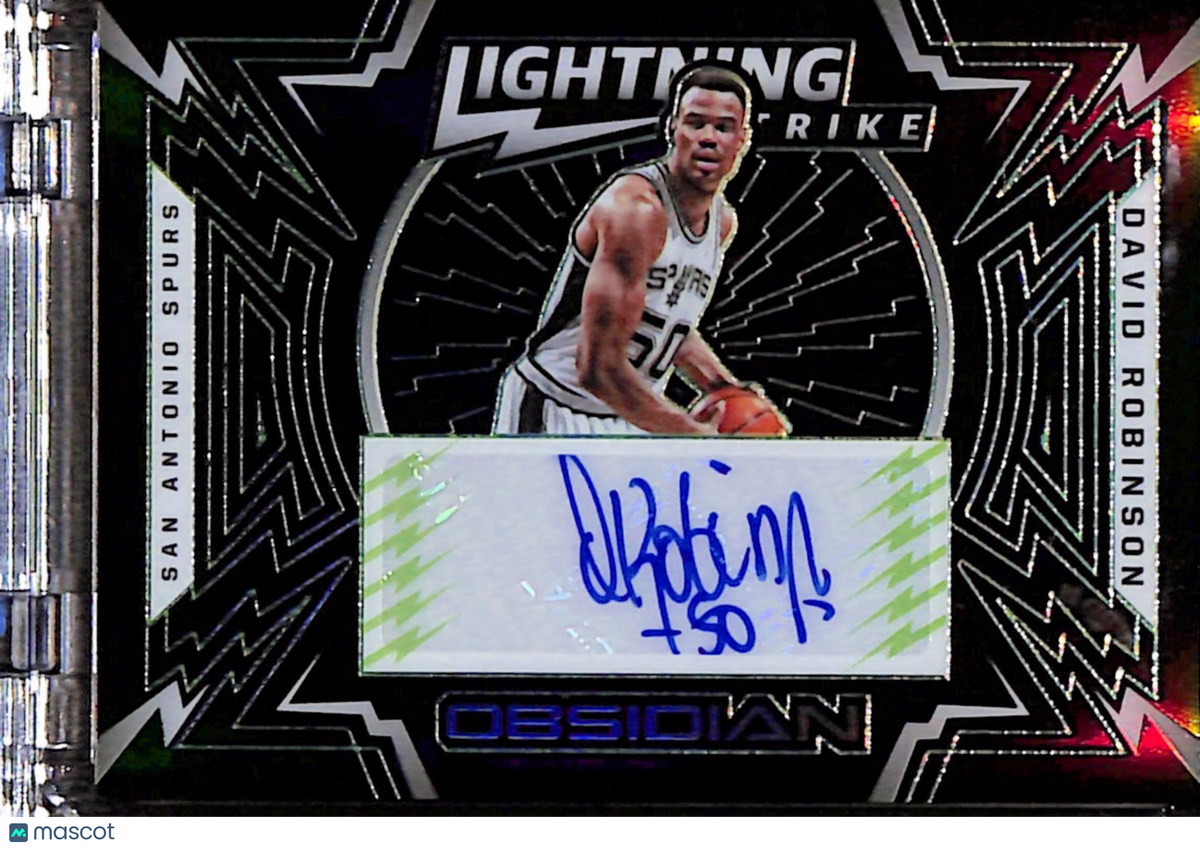 PANINI LIGHTNING SRIKE DAVID ROBINSON #LS-DRB AUTO NUMBERED /25