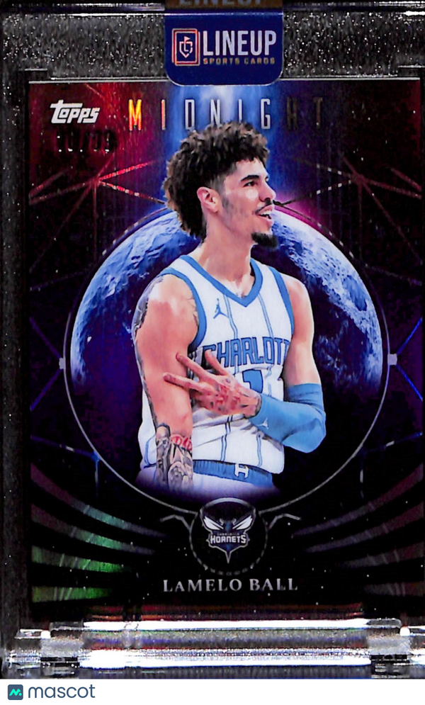 2025 TOPPS MIDNIGHT NUMBERED 10/99 LAMELO BALL #MF-13