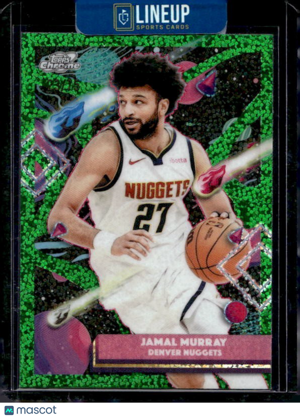 2026 TOPPS COSMIC CHROME GREEN SPACE DUST JAMAL MURRAY #32 NUMBERED /75