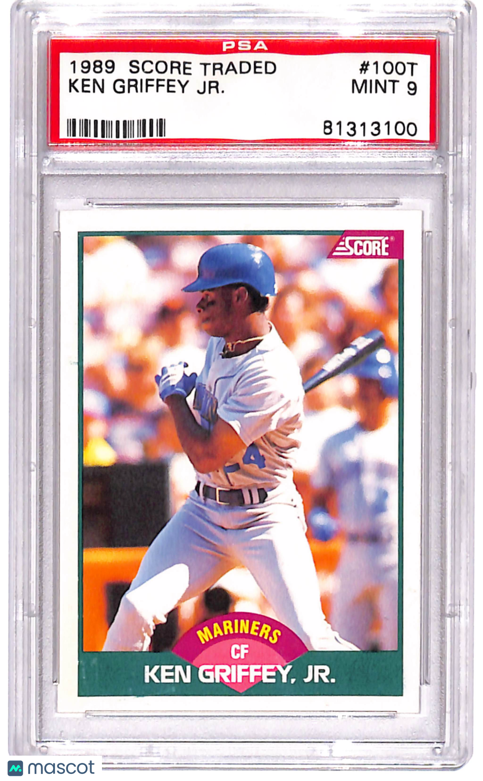 PSA 9 1989 Score Traded Ken Griffey JR. #100T
