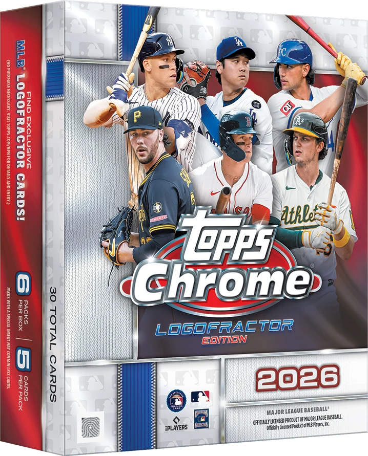 2026 Topps Chrome® Baseball Logofractor Edition Mega Box