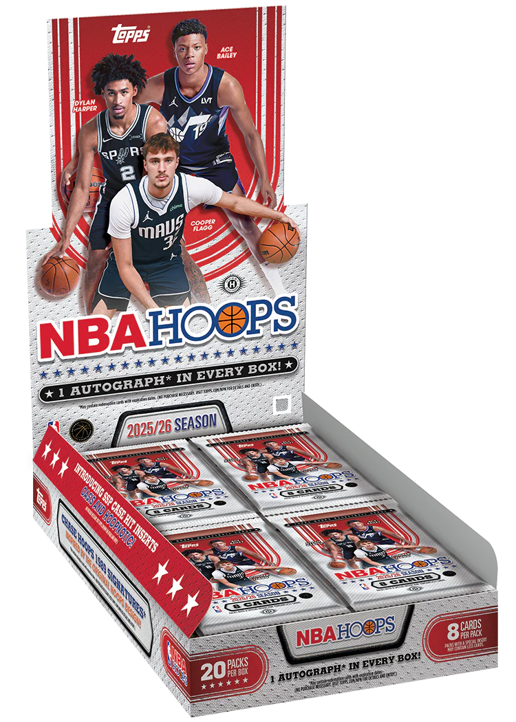 2025-26 Topps NBA Hoops Basketball Hobby Box