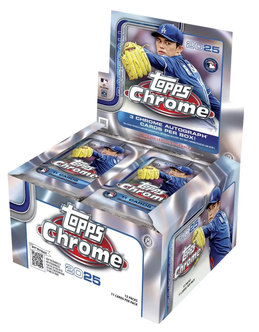 2025 Topps Chrome Baseball Jumbo Hobby Box