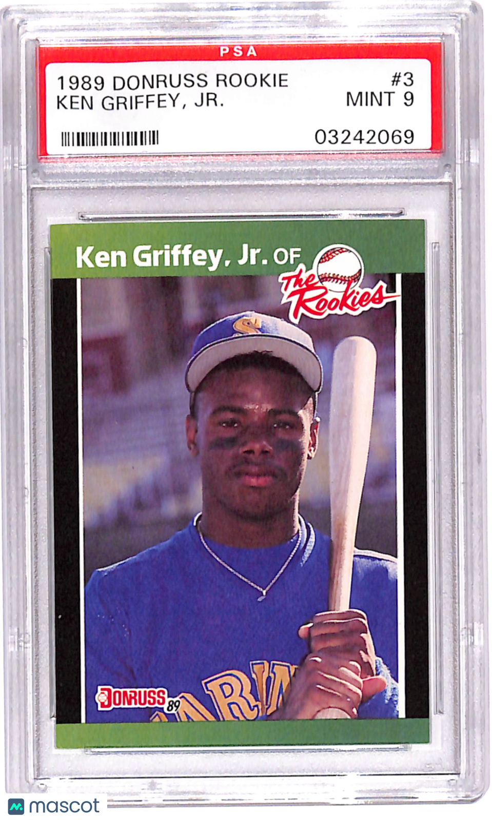 PSA 9 1989 Donruss Rookies Ken Griffey JR. #3