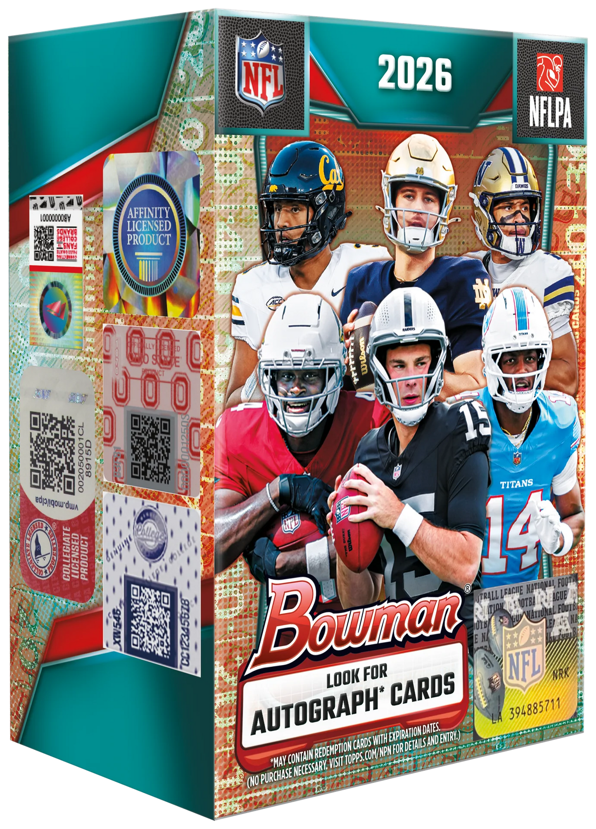 2026 Bowman Football Value Box