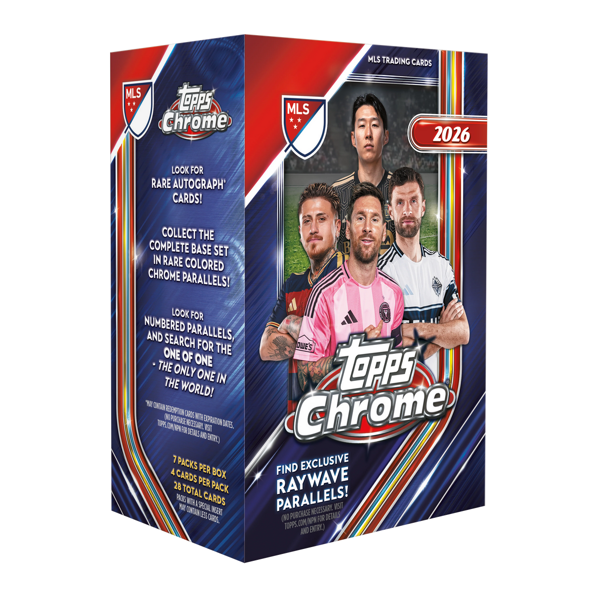 2026 Topps Chrome Major League Socce 2026 Value Box