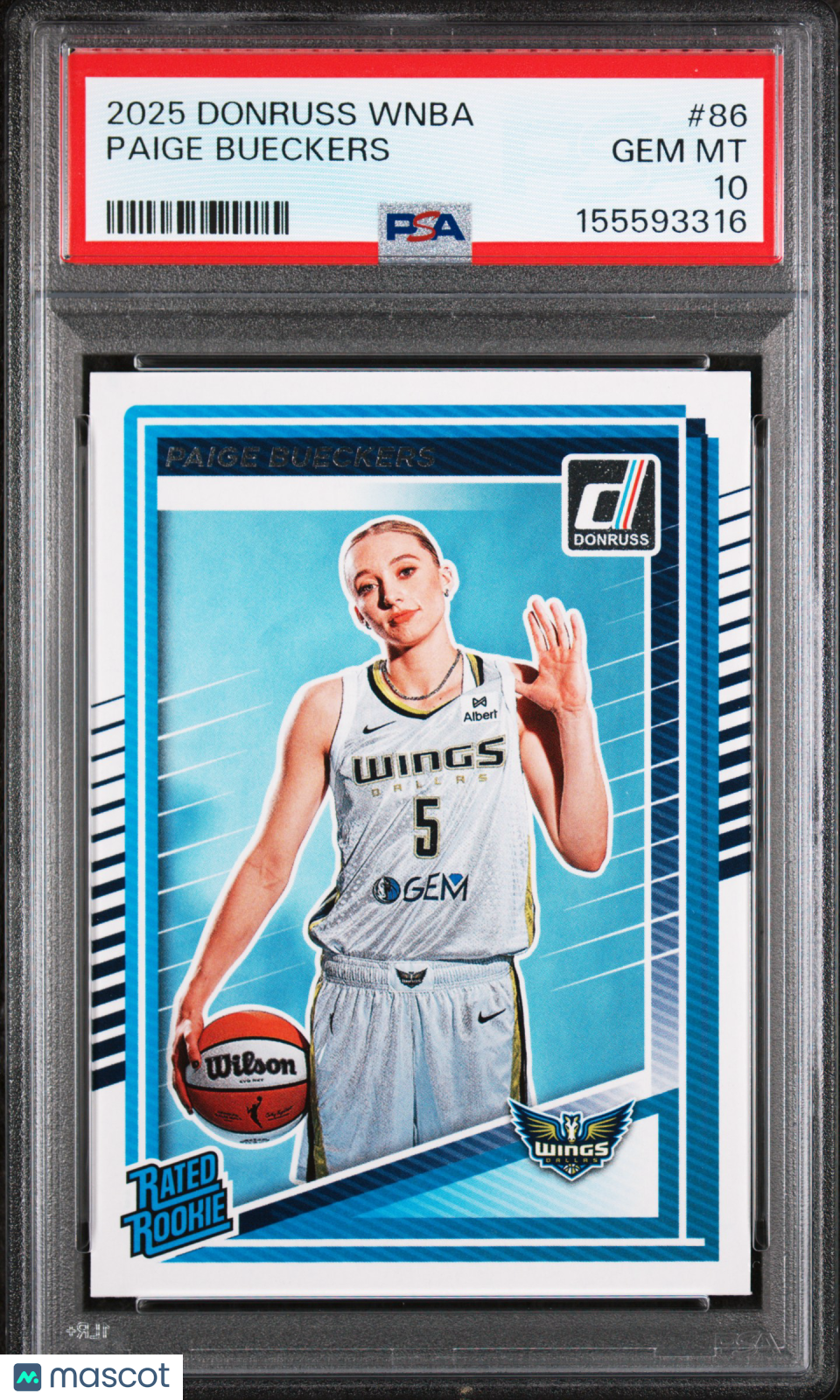 PSA 10 2025 Panini Donruss WNBA Paige Bueckers #86