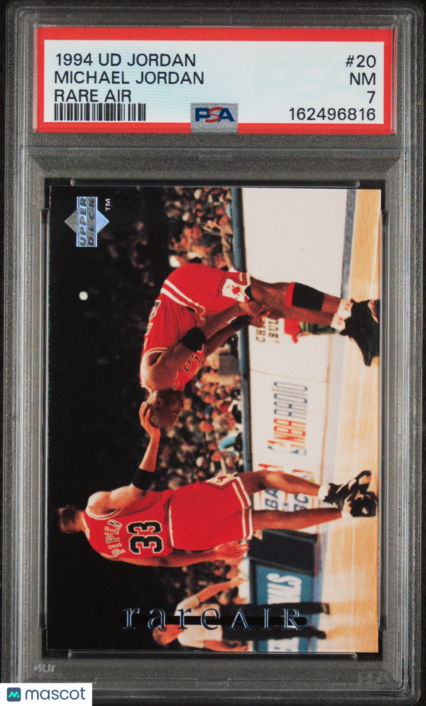 1994 Upper Deck MJ Rare Air Michael Jordan #20 PSA 7