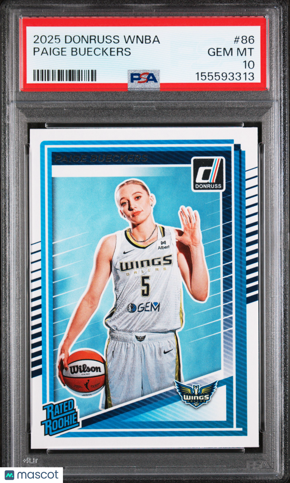 PSA 10 2025 Panini Donruss WNBA Paige Bueckers #86