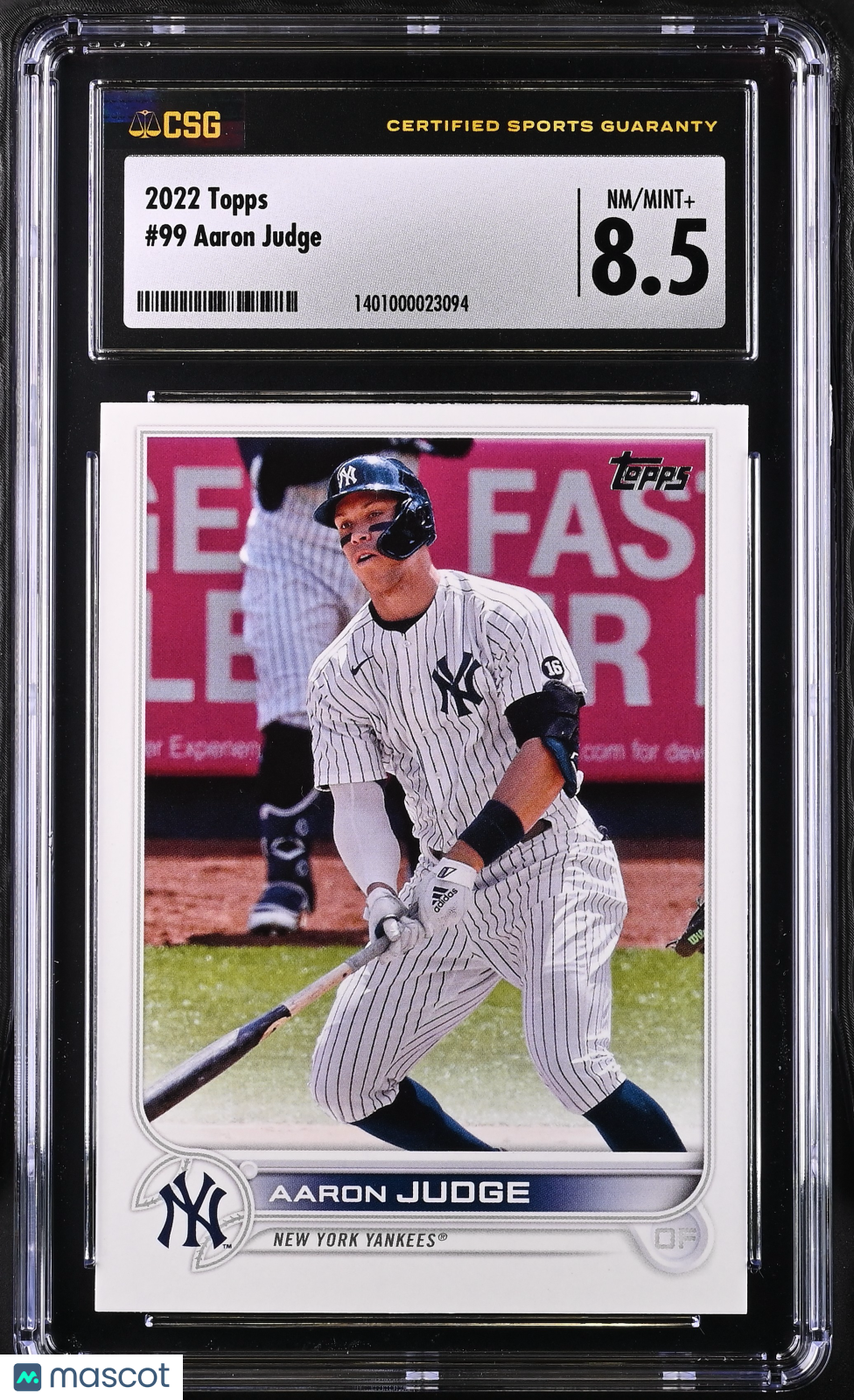 2022 Topps Aaron Judge #99 CGC 8.5