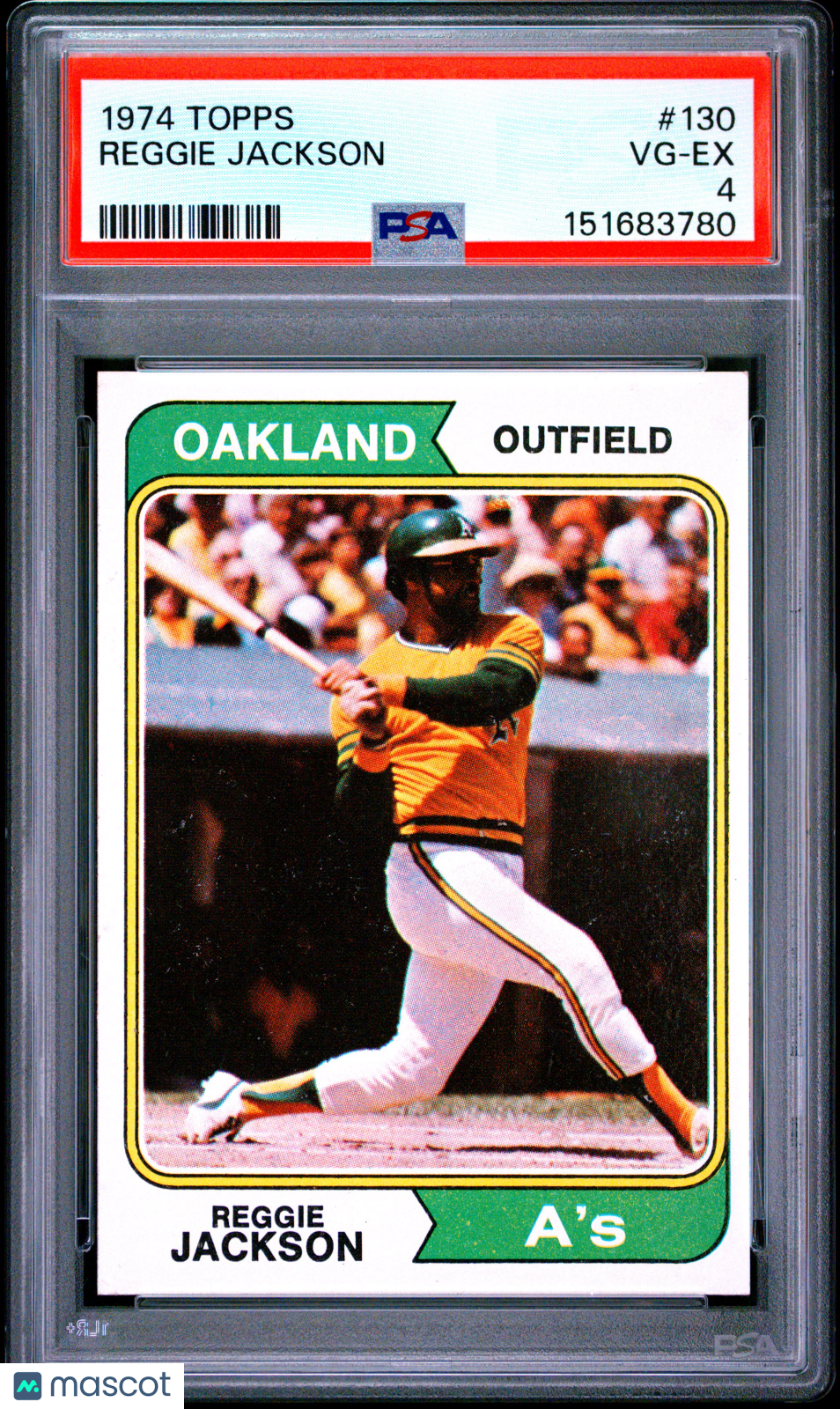 1974 Topps Reggie Jackson #130 PSA 4