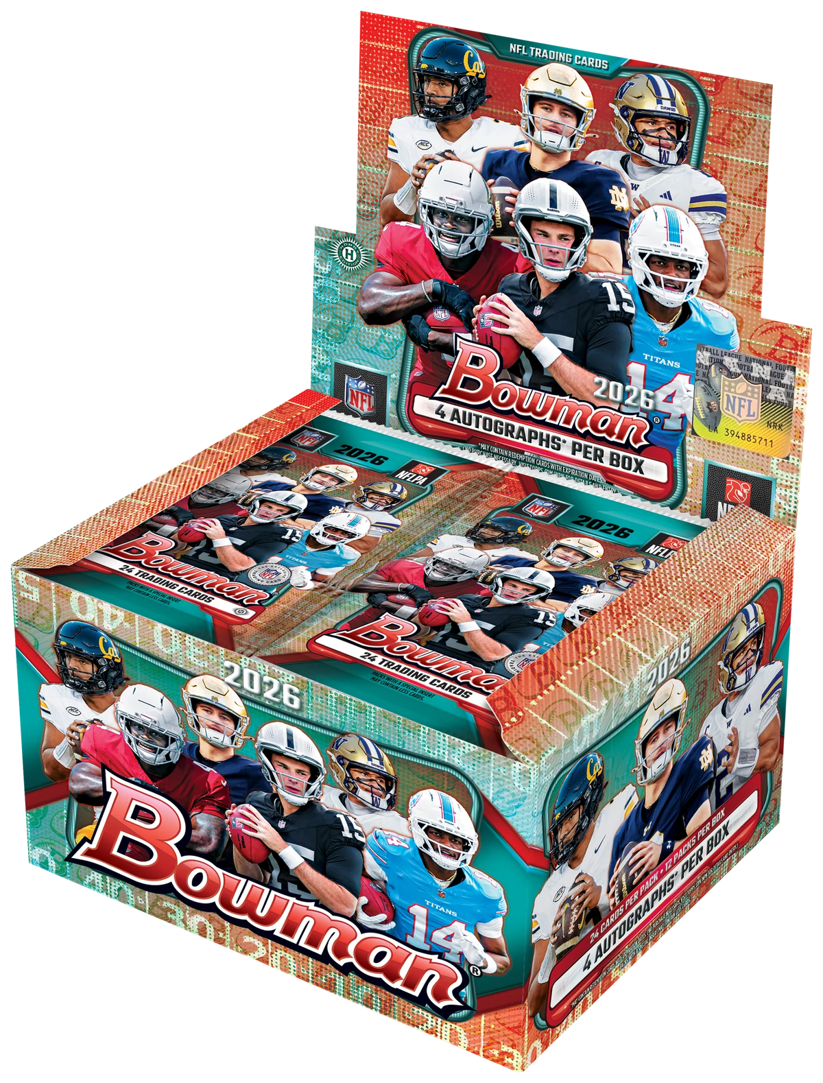 2026 Bowman Football Jumbo Box