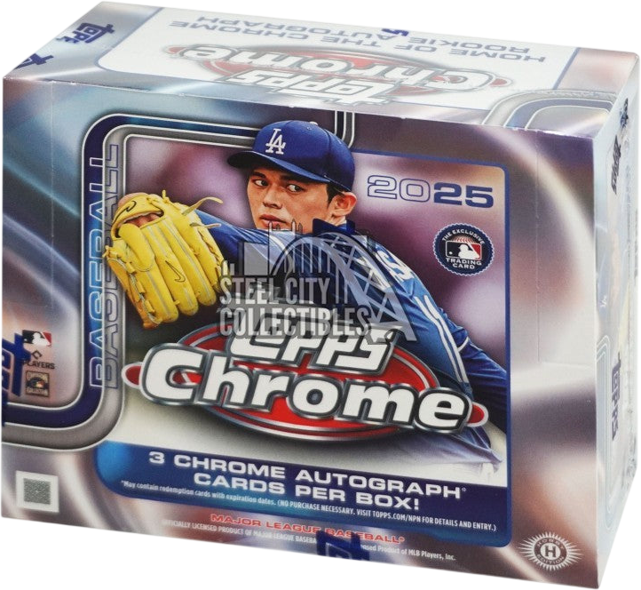 2025 Topps Chrome Baseball Jumbo Hobby Box - LINEUP Sports Cards