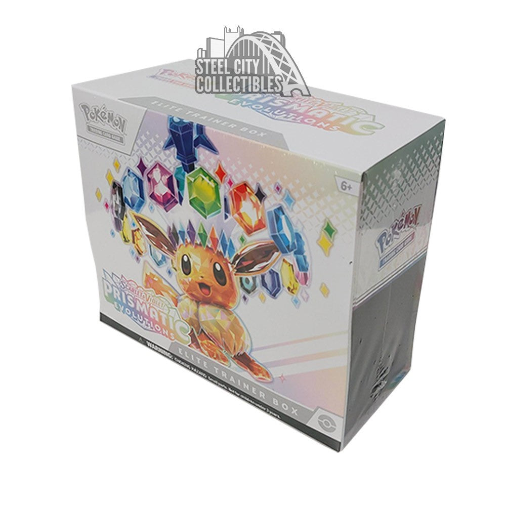 Pokemon Scarlet & Violet Prismatic Evolutions Elite Trainer Box - LINEUP Sports Cards