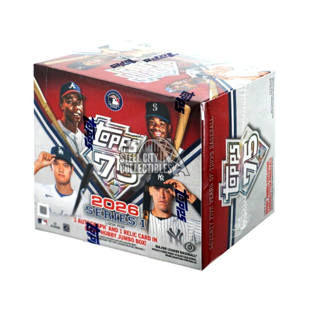 2026 Topps Series 1 Baseball Hobby Jumbo Box - LINEUP Sports Cards