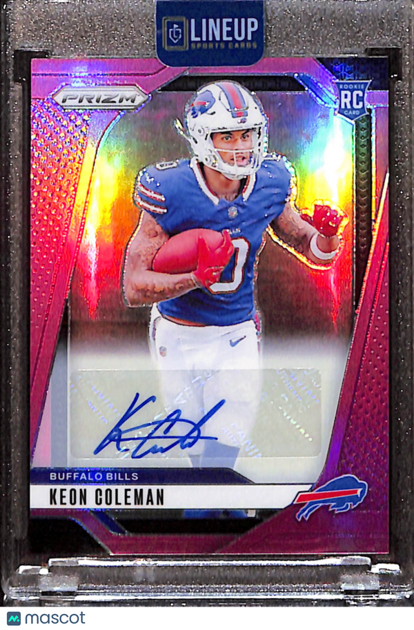 2024 Panini Prizm Keon Coleman #362 Pink RC
