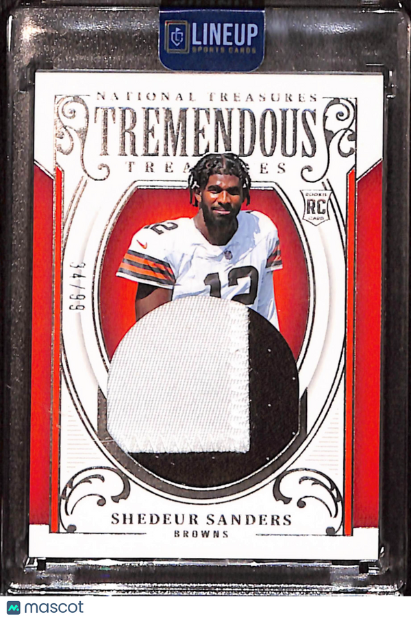 2026 Panini National Treasures Shedeur Sanders #TT-SSS /76 RC Memorabilia