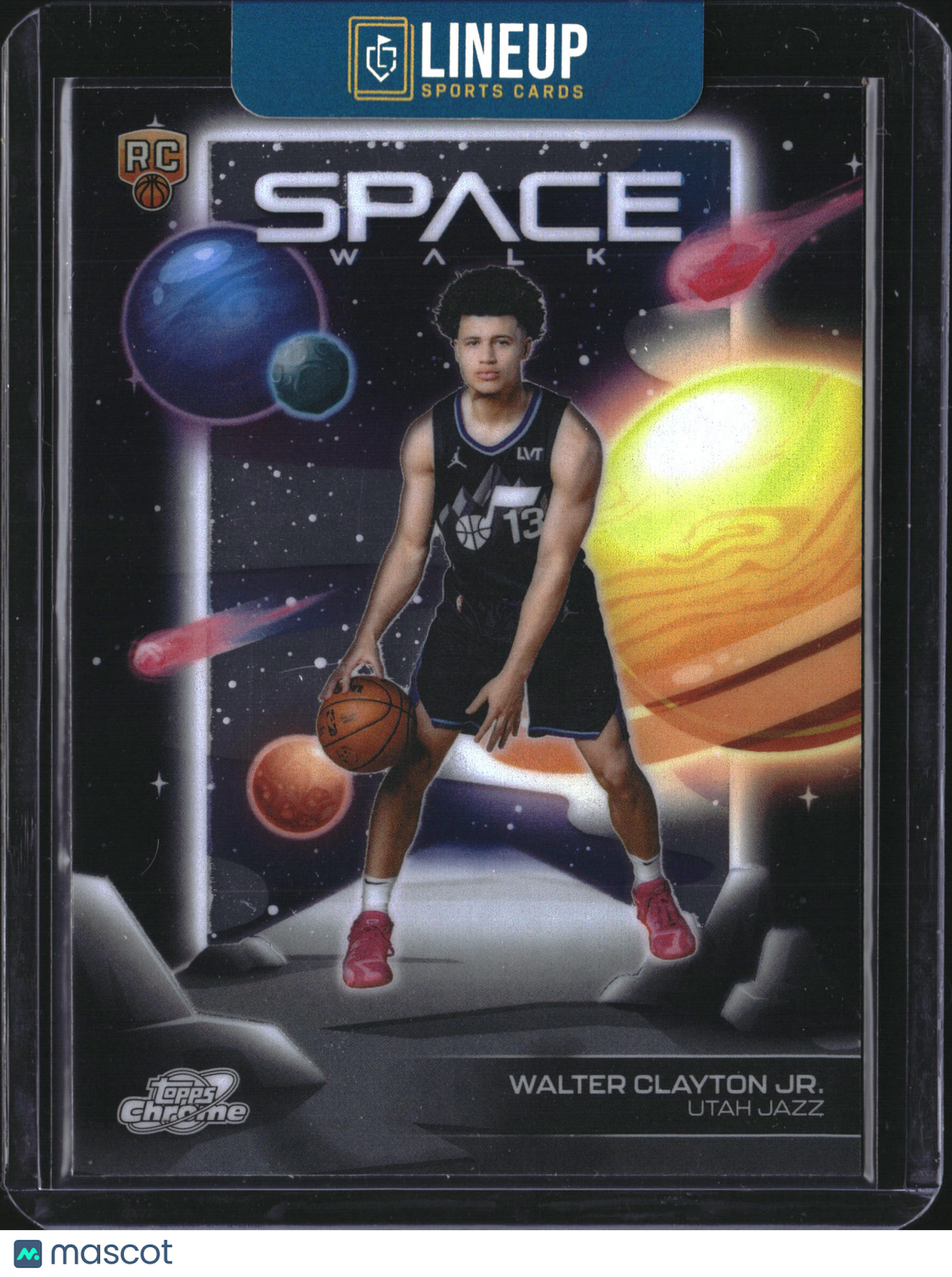 2026 Topps Chrome Space Walk Walter Clayton Jr. #SW-10 RC
