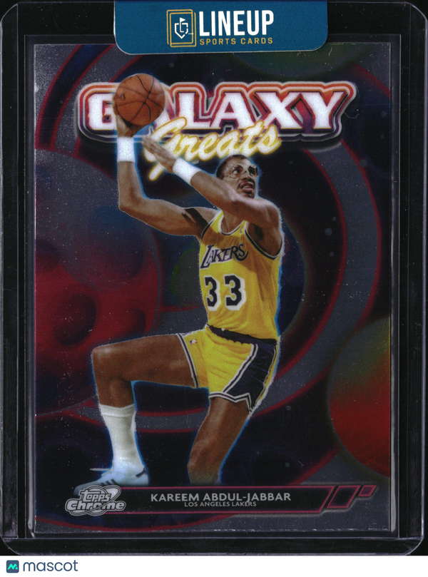 2024 Topps Chrome Galaxy Greats Kareem Abdul-Jabbar #GG-22