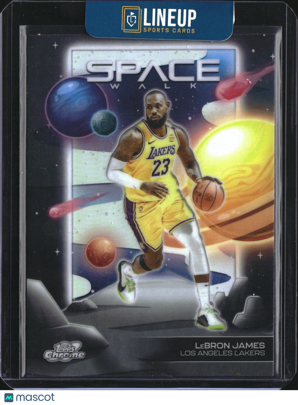 2026 Topps Chrome Space Walk LeBron James #SW-1 Refractor
