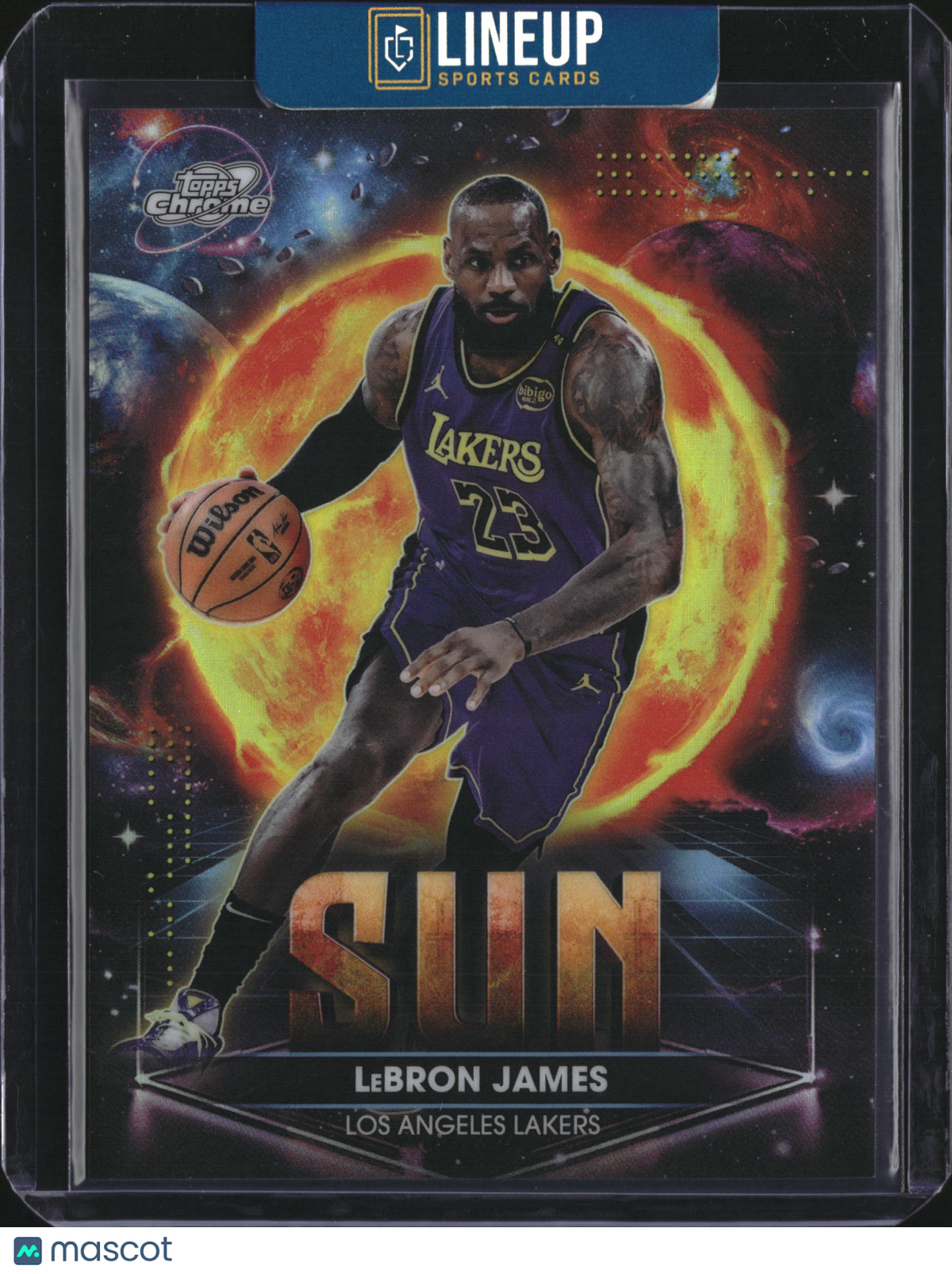 2026 Topps Chrome Planetary Pursuit LeBron James #PPS-2 Sun