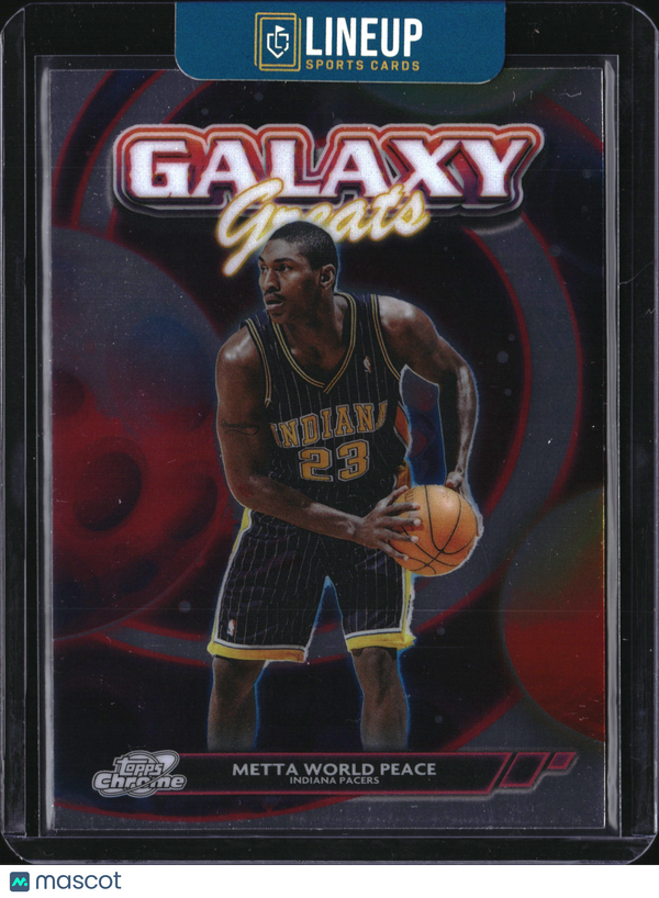 2026 Topps Chrome Galaxy Greats Metta World Peace #GG-31