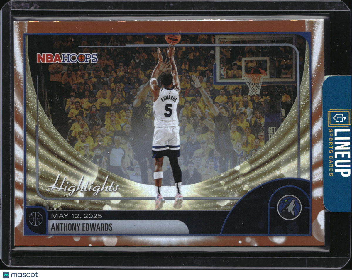 2026 Topps NBA Hoops Highlights Anthony Edwards #270