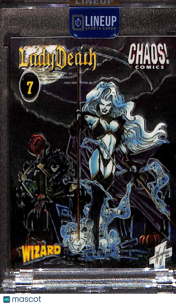 1996 Chaos! Comics Lady Death Wizard Steven Hughes Brian Pulido Wizard Magazine Insert #7