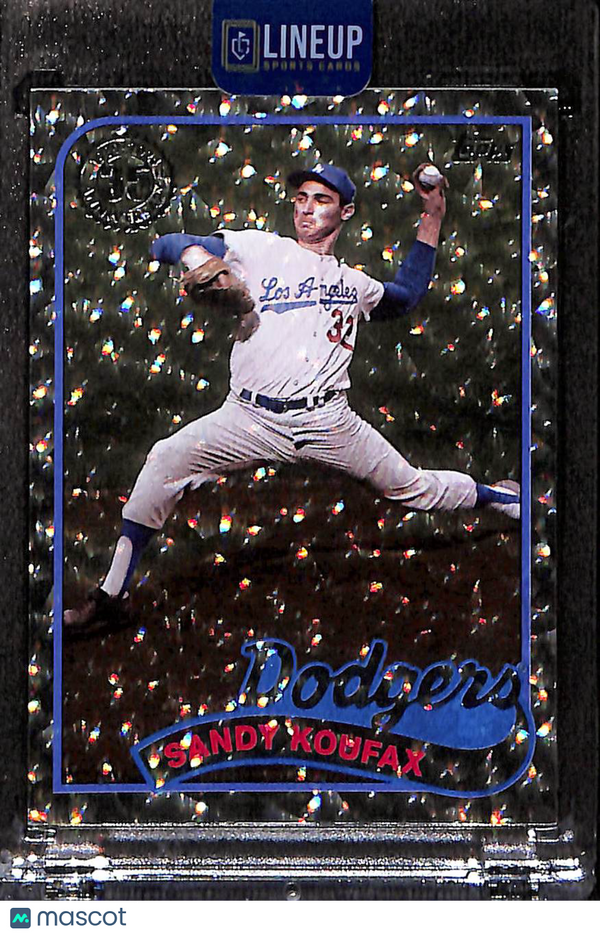 2024 Topps Chrome 1989 Topps Baseball Sandy Koufax #89B2-47 Silver Mojo Refract