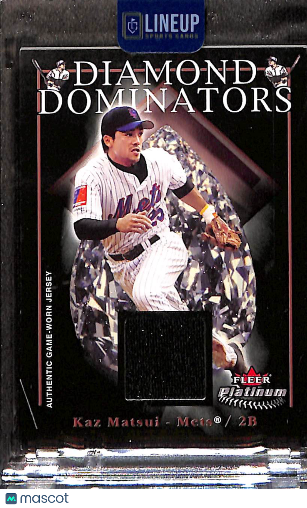2005 Fleer Platinum Diamond Dominators Kaz Matsui #DD/KM Jersey