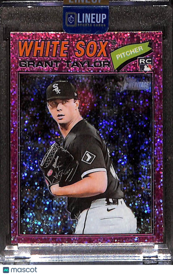 2025 Topps Heritage Grant Taylor #329 Pink Speckle RC