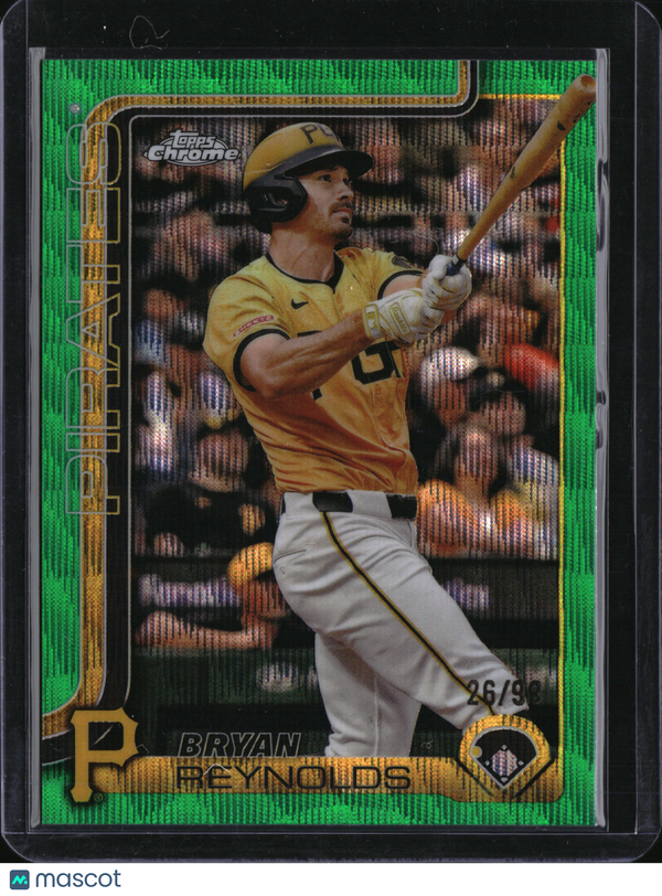 2025 Topps Chrome Bryan Reynolds #9 Green Wave /98
