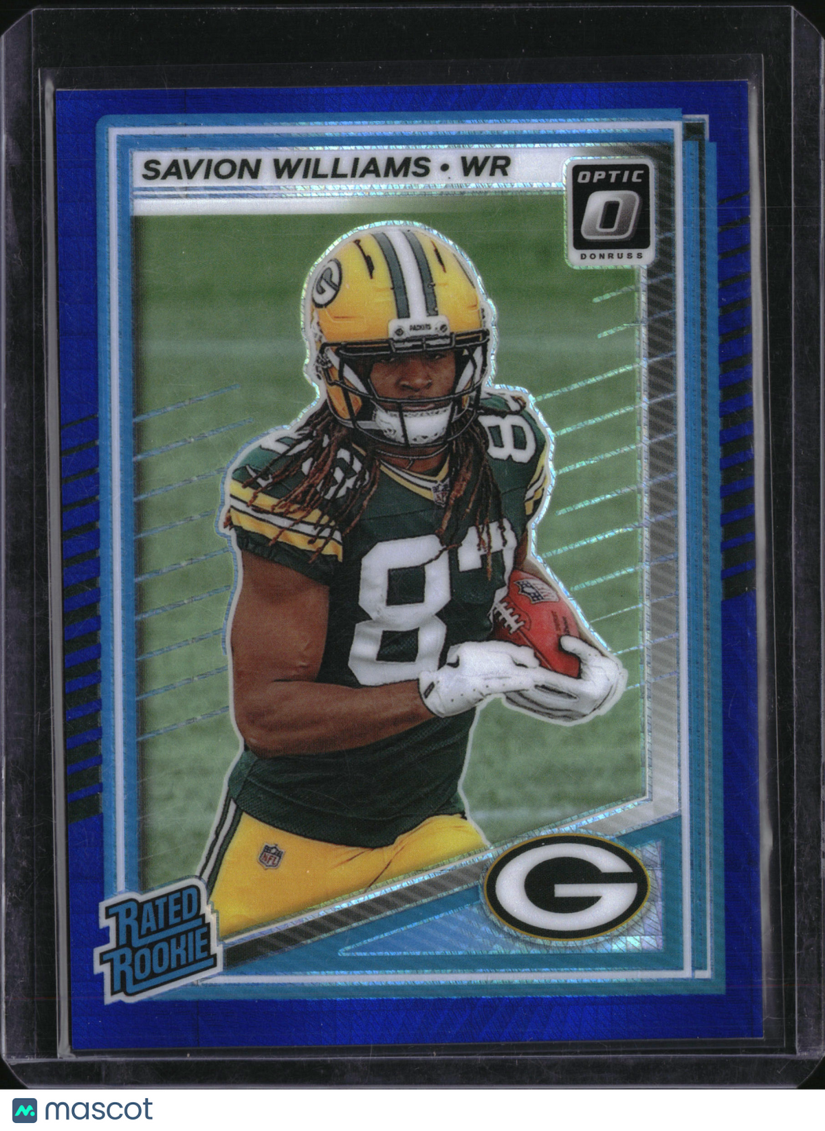 2025 Panini Donruss Optic Savion Williams #221 Blue