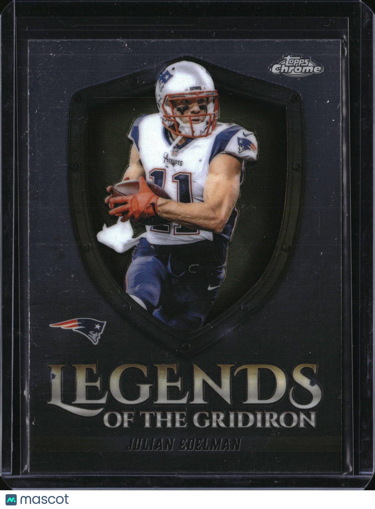 2025 Topps Chrome Legends of the Gridiron Julian Edelman #LOG-24