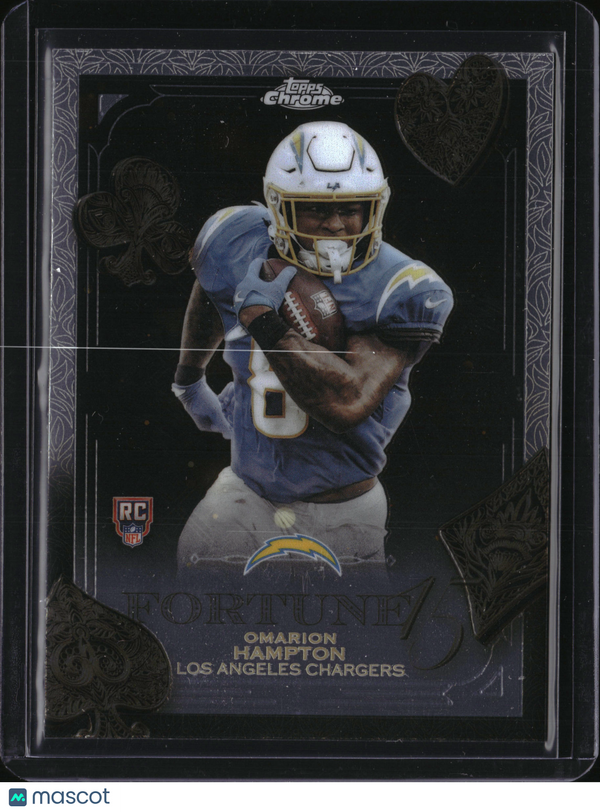 2025 Topps Chrome Fortune 15 Omarion Hampton #F15-25