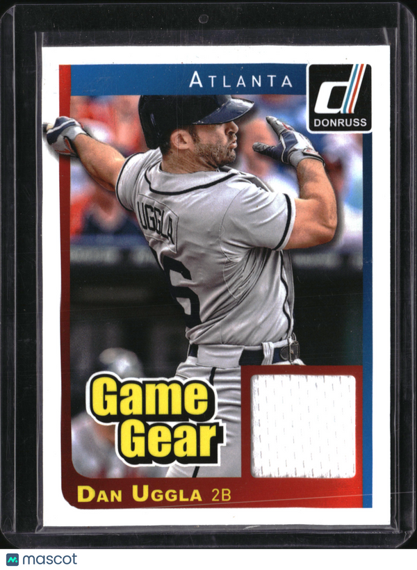 2014 Donruss Game Gear Dan Uggla #17 Game-used material