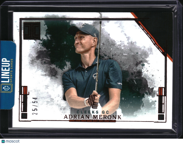 2025 Panini Impeccable LIV Golf Adrian Meronk #71 /54