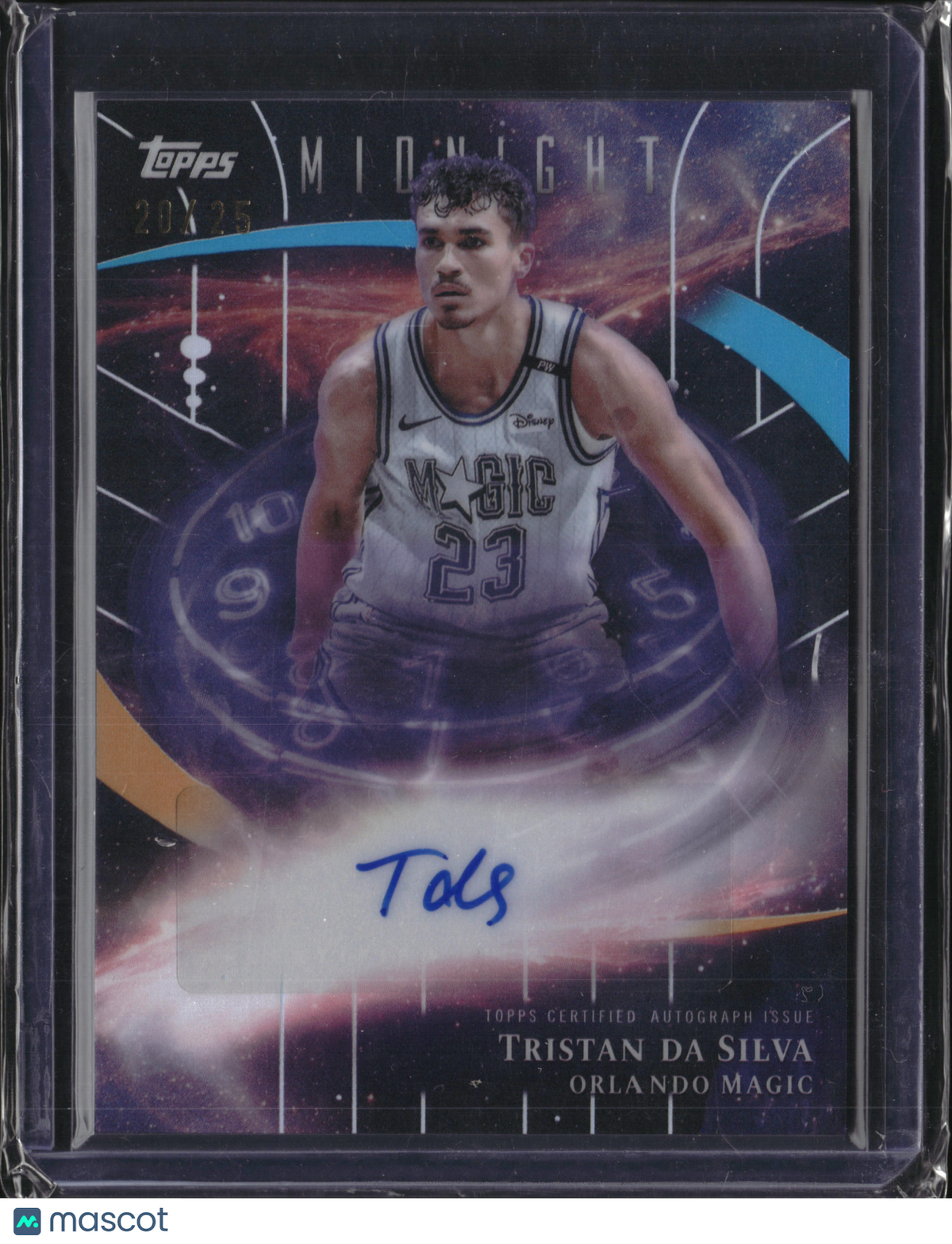 2025 Topps Midnight Stroke of Midnight Tristan da Silva #SM-TS