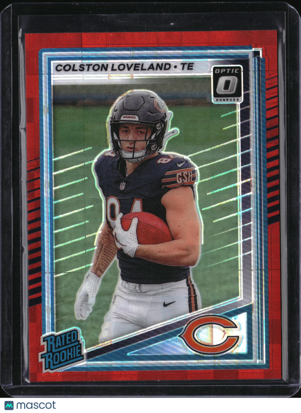 2025 Panini Donruss Optic Football Colston Loveland #310 Red