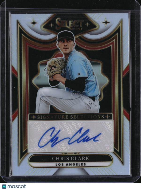 2025 Panini Select Baseball Signature Selections Prizm Chris Clark #SS-CC