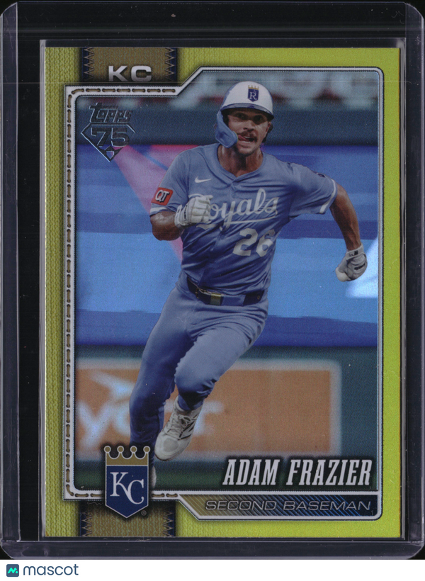 2026 Topps Series One Adam Frazier #181 Yellow