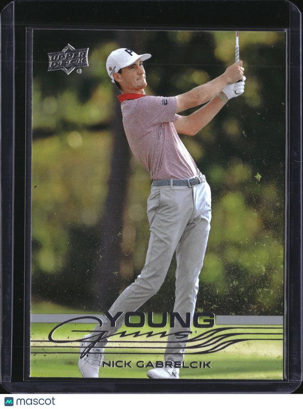 2026 Upper Deck Golf Young Guns Nick Gabrelcik #118
