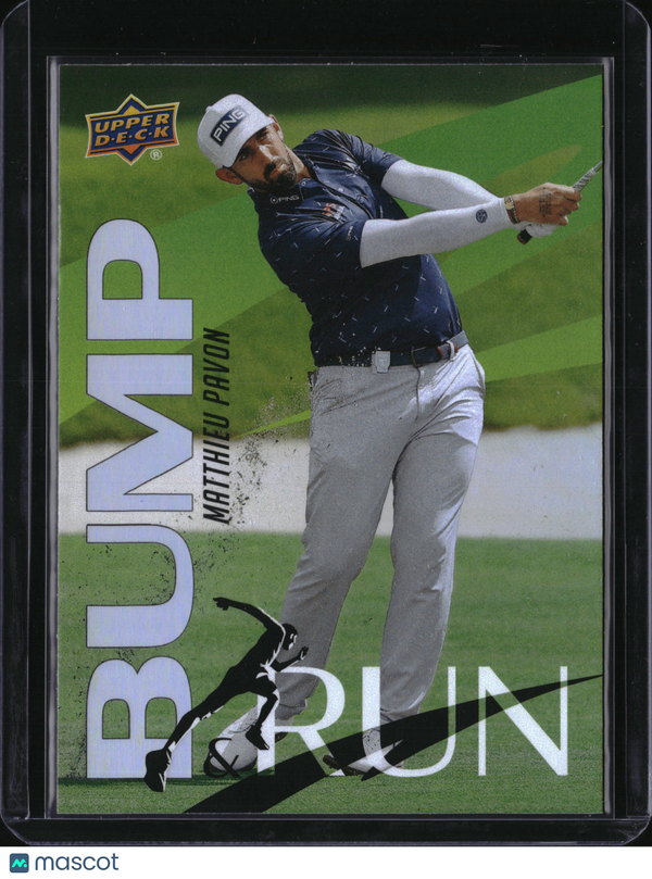 2026 Upper Deck Golf Bump & Run Matthieu Pavon #BR-16
