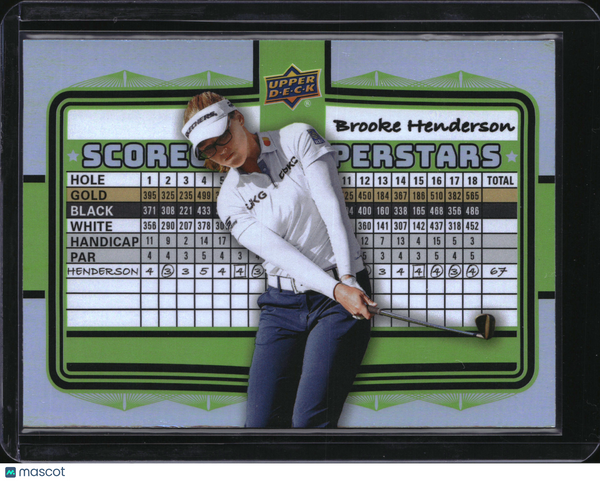 2026 Upper Deck Scorecard Superstars Brooke Henderson #SS-9