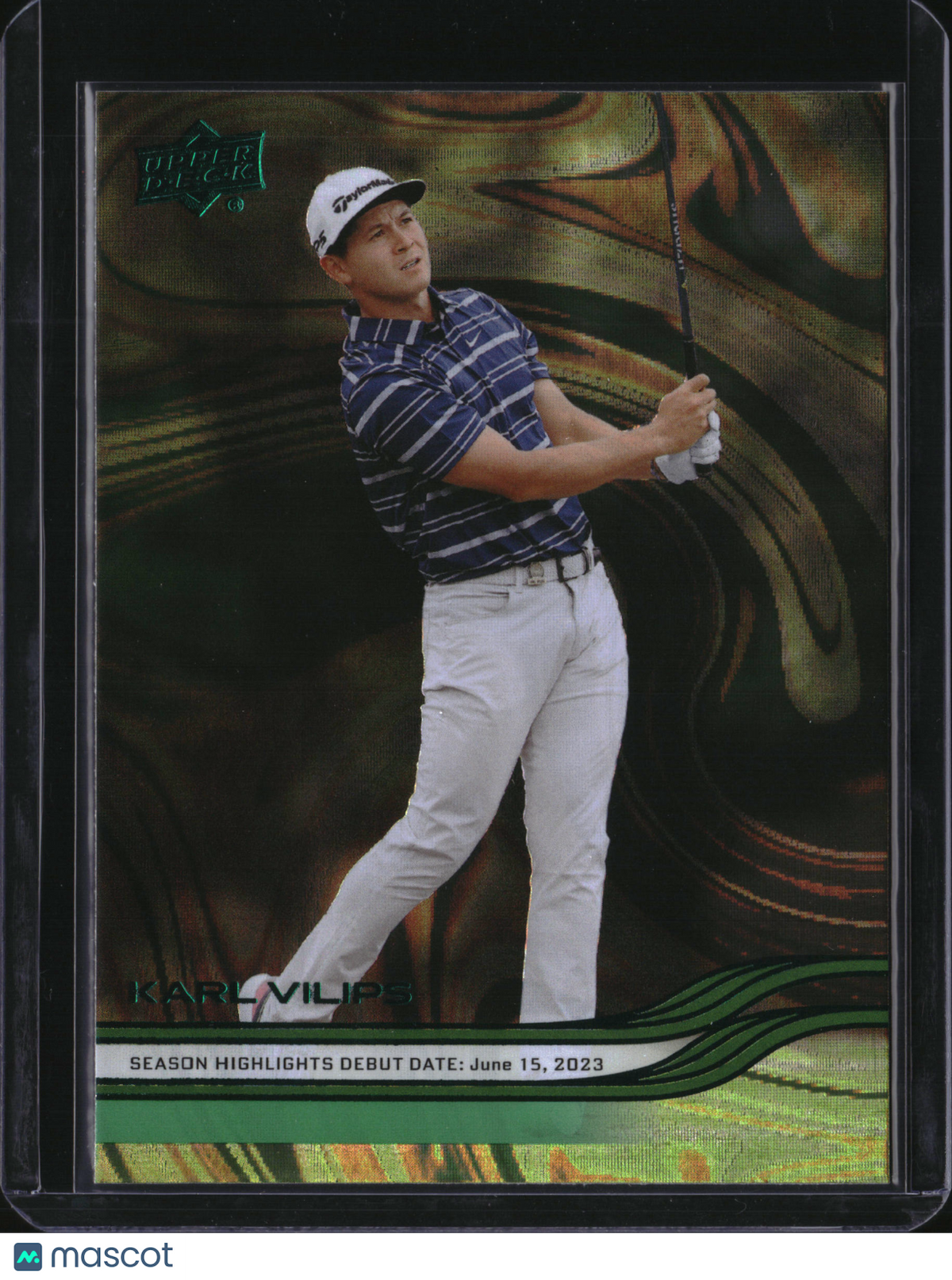 2024 Upper Deck Golf Green Karl Vilips #78