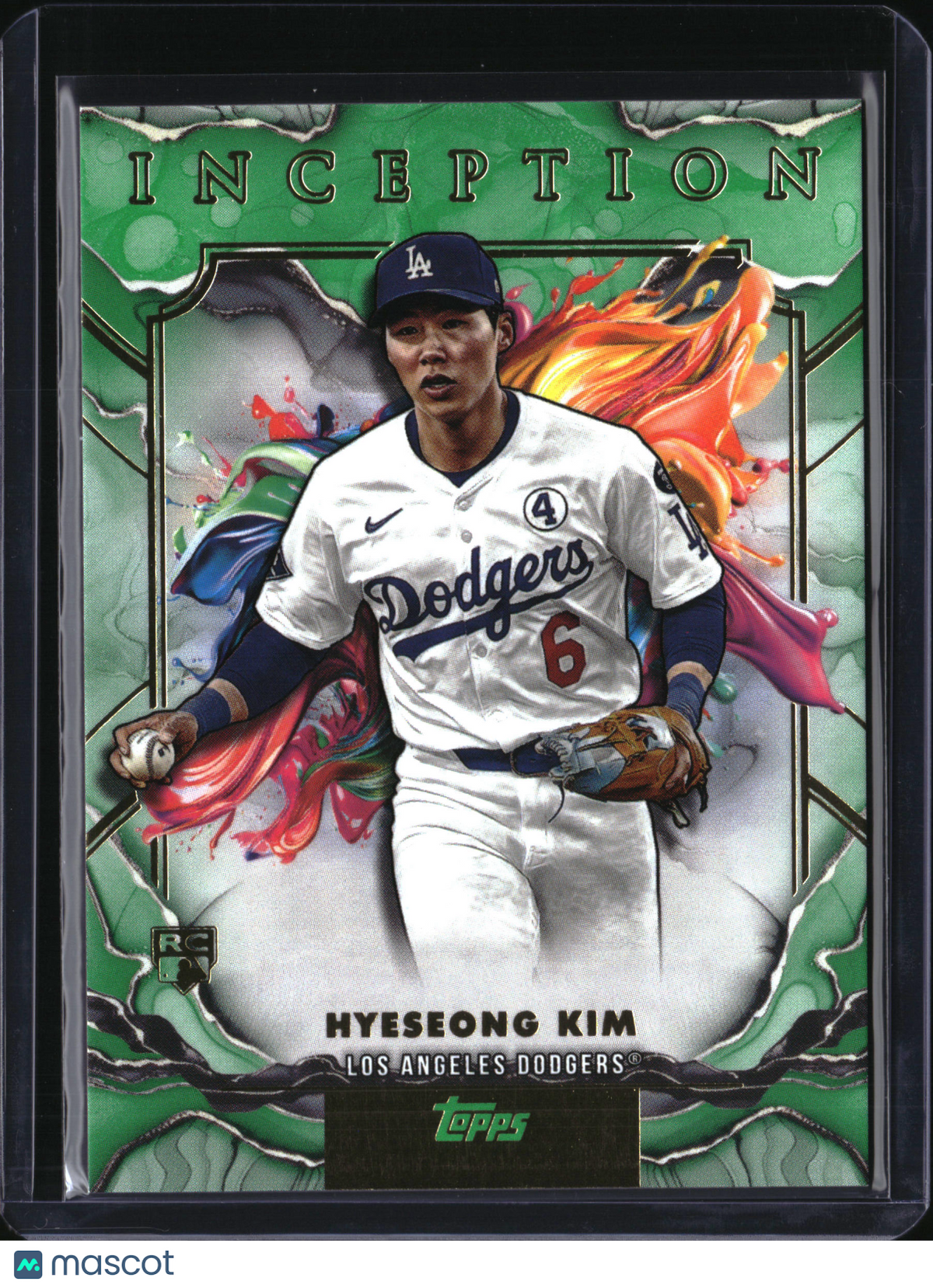 2025 Topps Inception Hyeseong Kim #4 Green RC