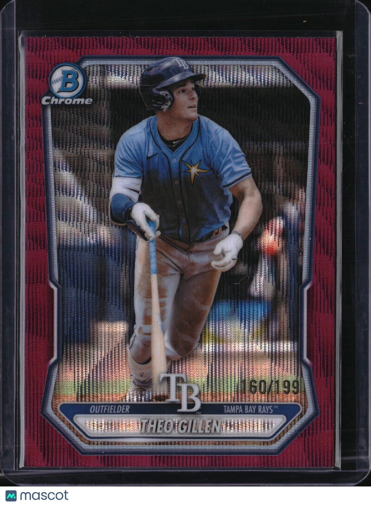 2026 Bowman Chrome Theo Gillen #BCP-20 Pink RayWave /199